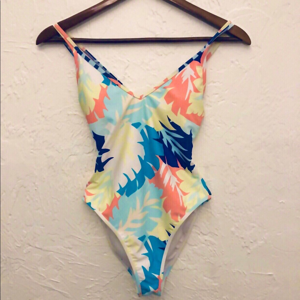 Tropical One-Piece Swimsuit
